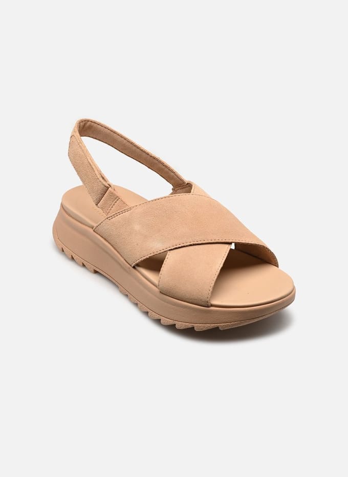 Clarks - Dames sandalen - Dashlite Wish - 26185883 - Beige - Maat 39