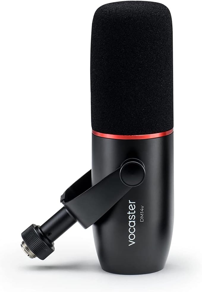 Dynamische Microfoon - Professionele Opname - Podcasting en Streaming - Geïntegreerd Plopfilter - 19 cm Hoog - Zwart