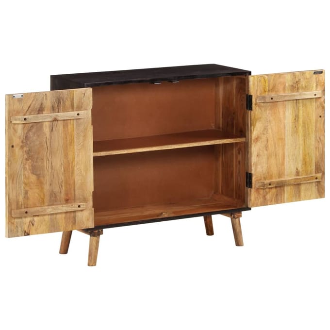 vidaXL - Dressoir - 85x30x75 - cm - massief - mangohout