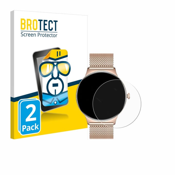 BROTECT - Screenprotector voor LIGE FV12 1.43" - Folie Beschermfolie transparant 2 Stuks