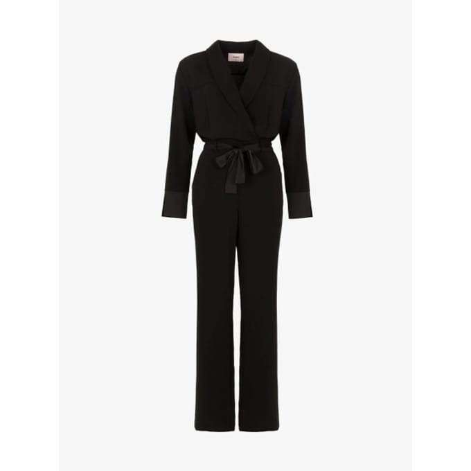 Freebird Dames jumpsuit yael shawl zwart