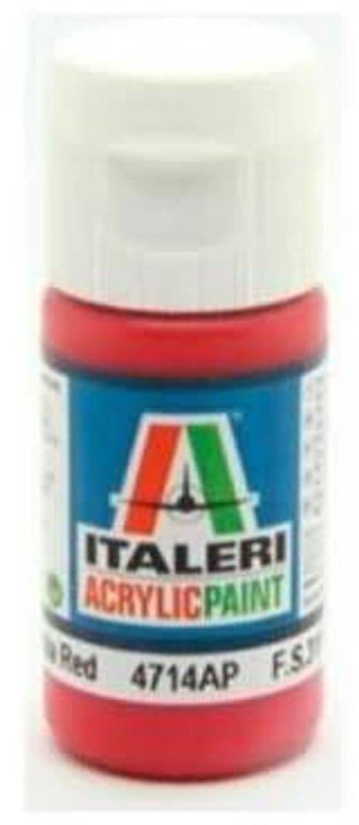 Italeri 4714ap - Flat Insignia Red - Modelbouwverf Acryl