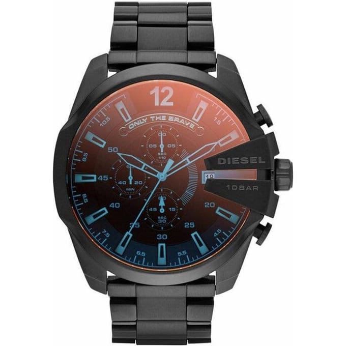 Diesel DZ4318 Mega Quartz Roestvrijstalen Herenhorloge