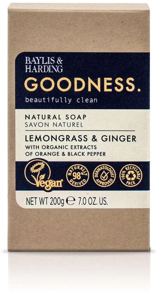 BAYLIS & HARDING SOAP GOODNESS LEMONGRASS & GINGER