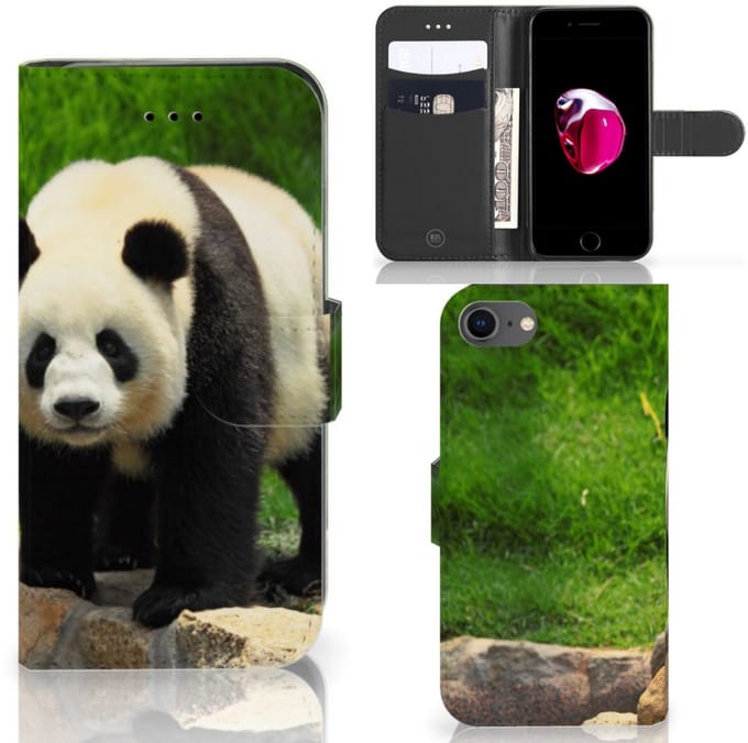iPhone 7 | 8 | SE (2020) | SE (2022) Telefoonhoesje met Pasjes Panda