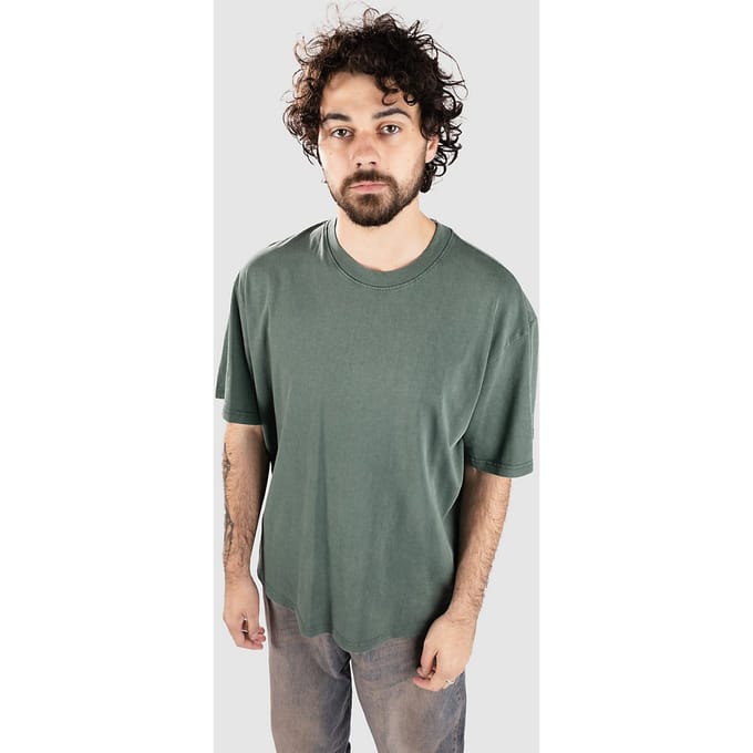 Redefined Rebel RRGomes Boxy Fit T-Shirt groen