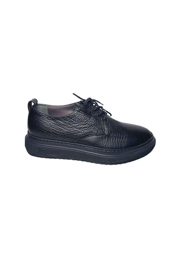 sb10173gofuf0000 Pollini Mannen Leder Zwart