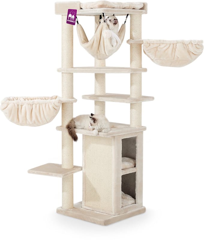 Petrebels Ramses 158 Krabpaal - Creme - Design - zeer stabiel