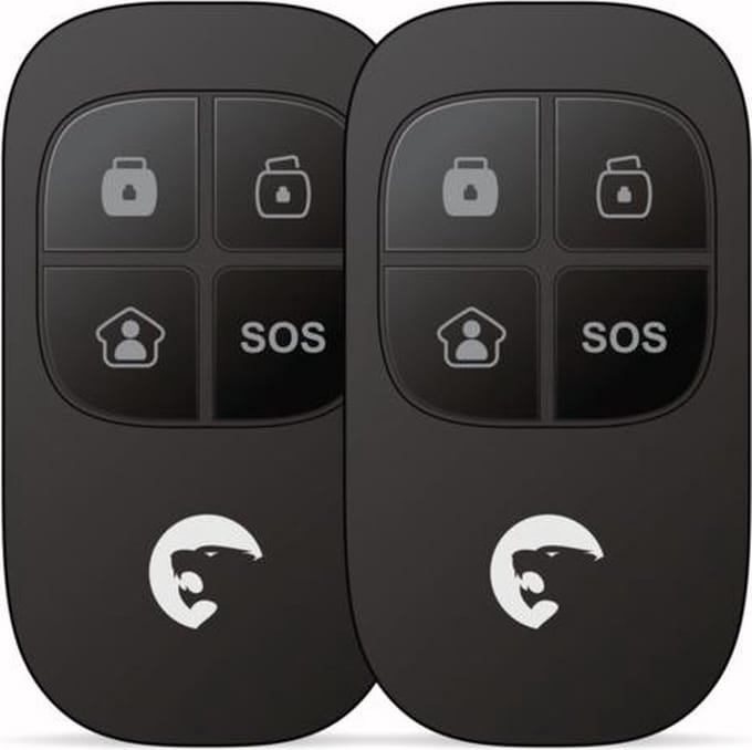eTIGER afstandsbediening - set 2 stuks ook voor andere 433Mhrz centrales bv. Sigmatek, Elro ed