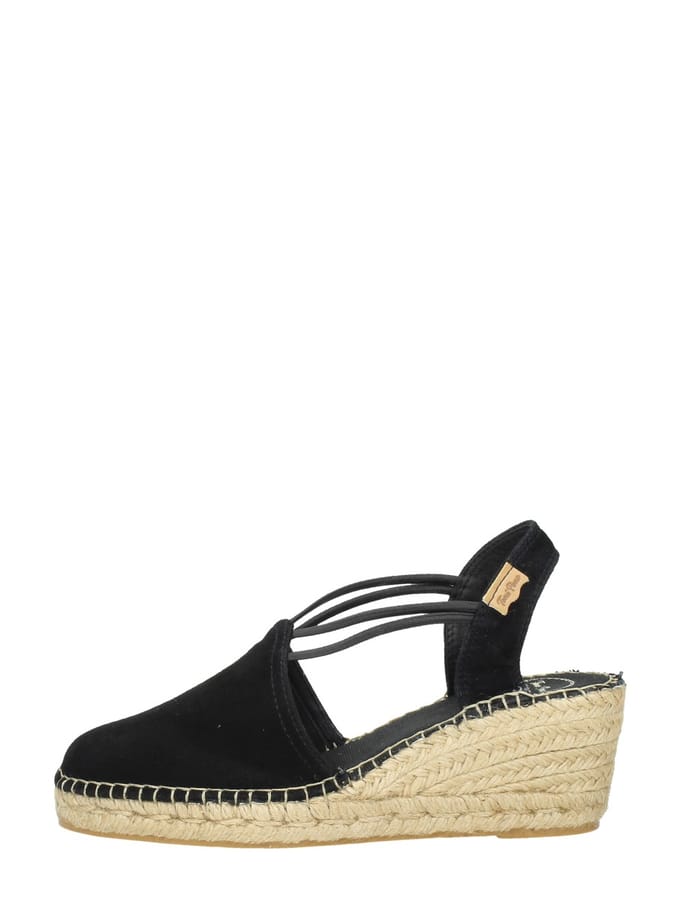 Toni Pons Tremp Espadrilles zwart Suede - Dames - Maat 43