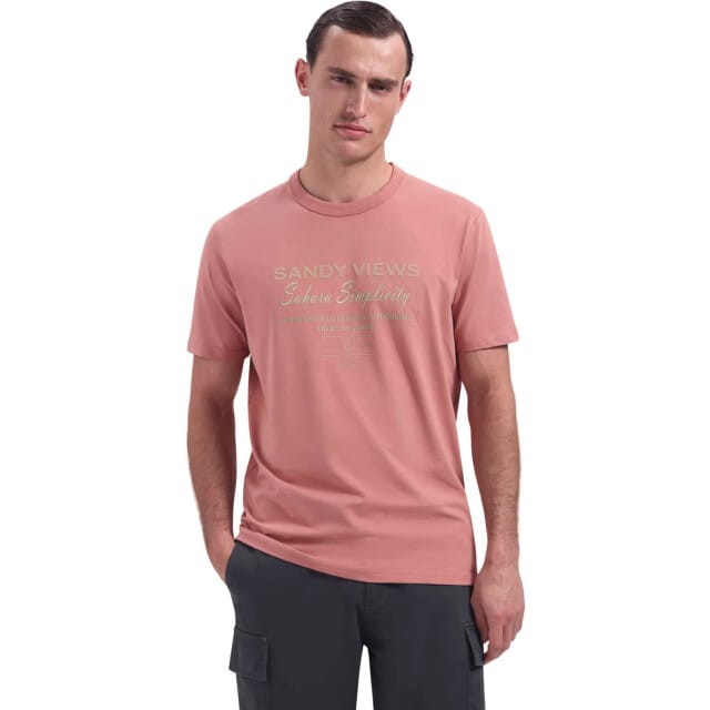 T-shirt met ronde hals en korte mouwen met print