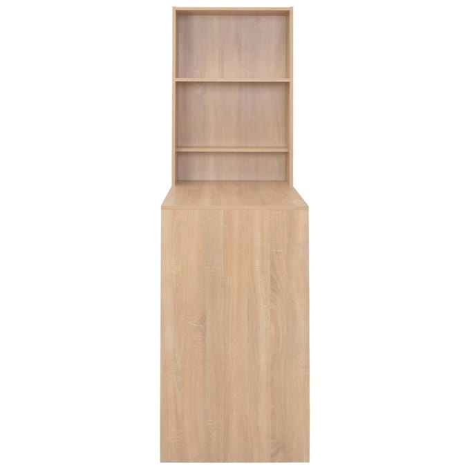 vidaXL - Bartafel - met - kast - 115x59x200 - cm - eikenkleurig