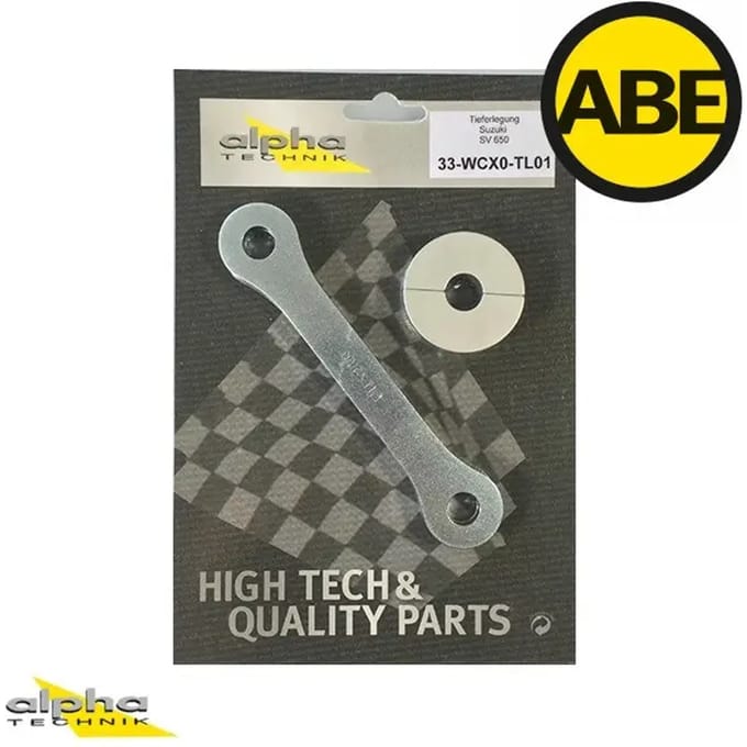 Verlagingsset Alpha Technik Suzuki SV650, WCX0/WCX1