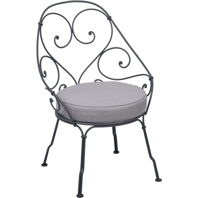 Fermob - 1900 Fauteuil Cabriolet - 47 antraciet - flanelgrijs - 4 - 6 Wochen