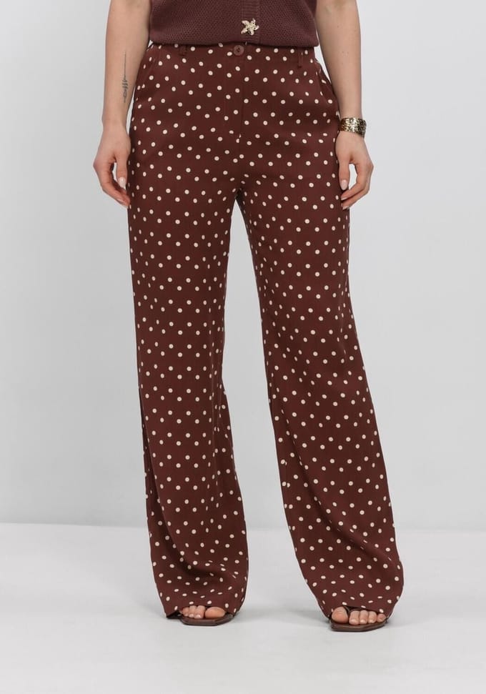 Ydence Pants Stacey Broeken Dames - Bruin - Maat S