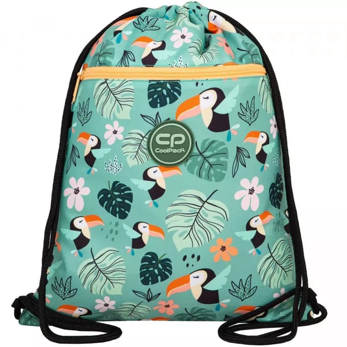 Sporttas met Toekan print - Schooltas voor Meisjes