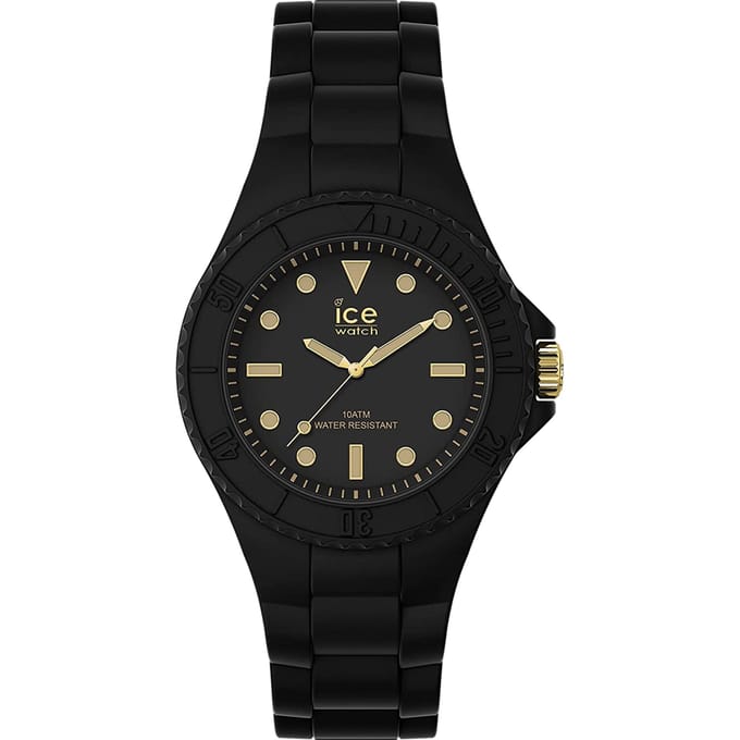 Ice Watch Ice Generation - Black Gold Unisex Horloge Zwart 019143