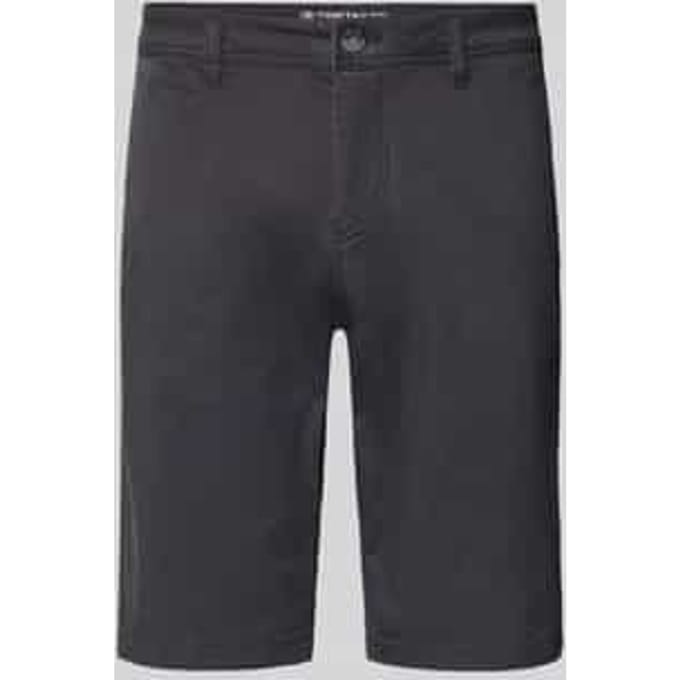 slim fit chino-shorts van katoenmix