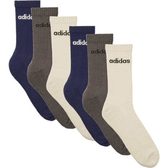 Sokken adidas Linear Crew Socks Cushioned Socks 6 Pair Pack