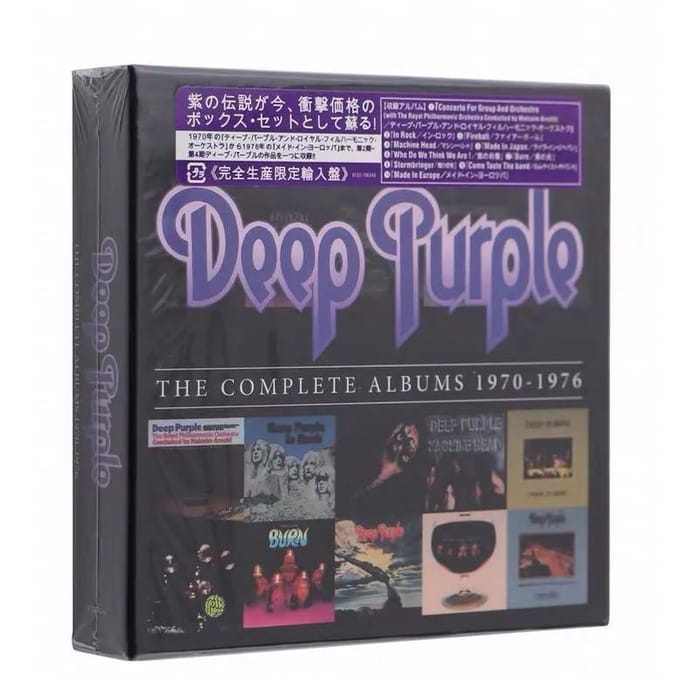 Album Deep Purple Complete 1970-1976, een set van 10 cd's
