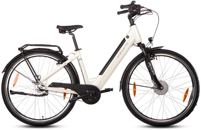 Saxonette Comfort Plus 5.0 dames ebike Nexus 7 13Ah wit