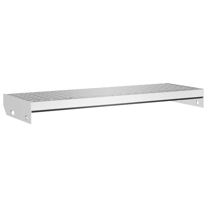 vidaXL - Traptrede - rooster - 70x24x7 - cm - gegalvaniseerd - staal