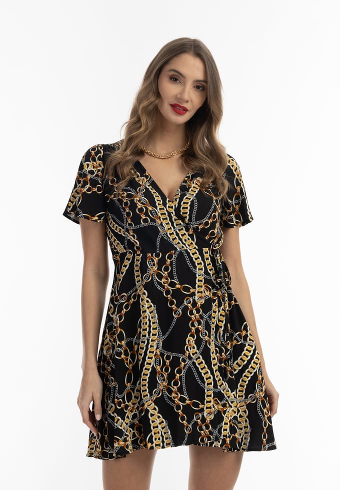 faina Mini-jurk met all-over print