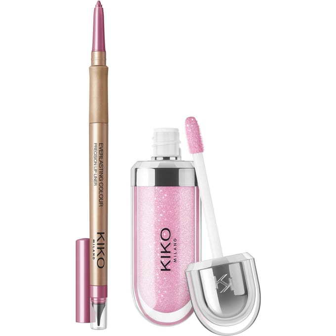 KIKO Milano 3D Hydra Lip Combo Set 6.85ml (Various Shades) - Set 02