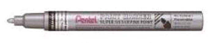 Pentel MSP10-Z verf-stift Zilver 12 stuk(s)