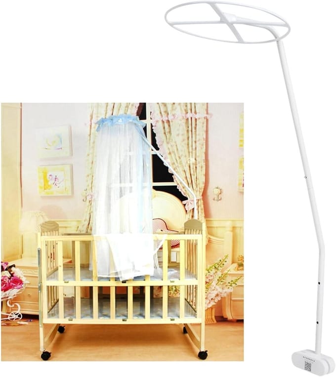 Wiegnet Standaard - Wiegaccessoires - Baby Comfort - Verstelbare Hoogte - 45 x 33 cm - Wit