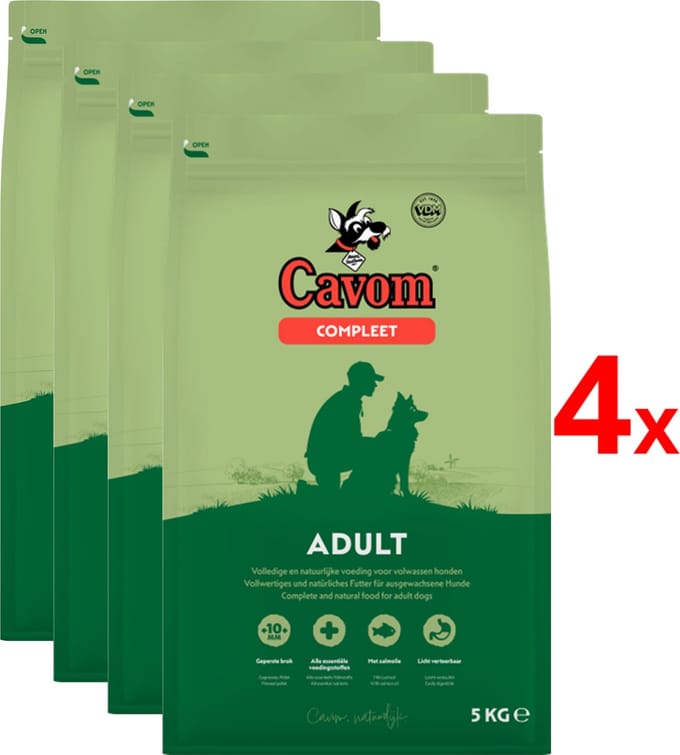 Cavom Compleet - Hondenvoer - 4x5kg