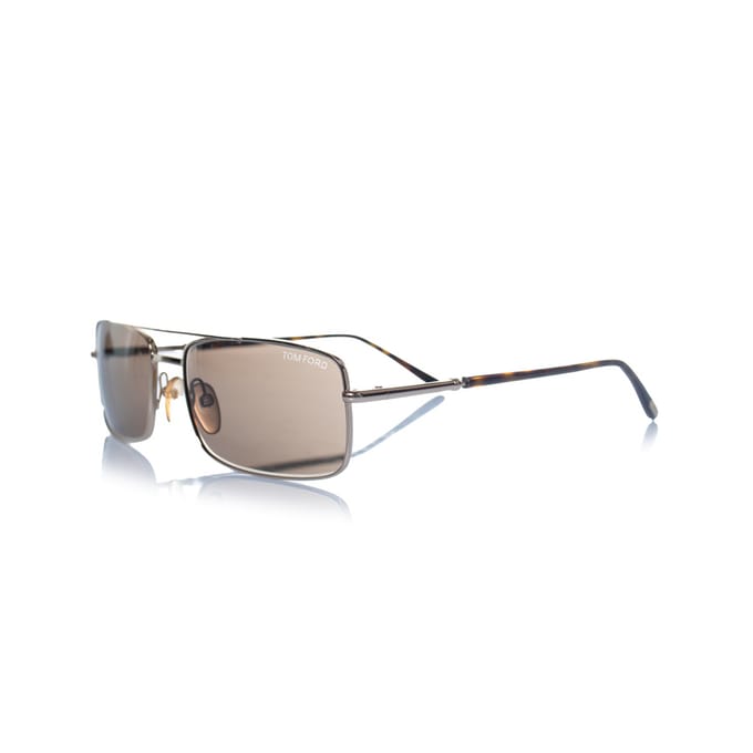 Tom Ford, Hudson pilotenbril in goud en bruin