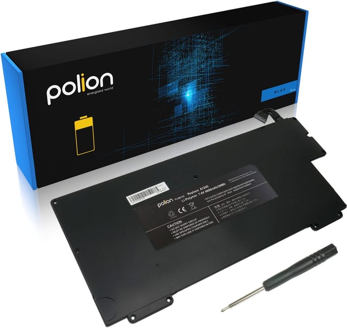Polion Serie - MacBook Air Batterij - 13" - 4400mAh - Li-Poly