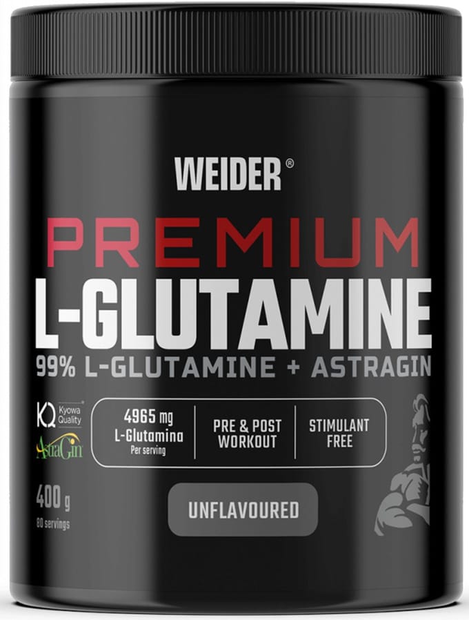 Weider Premium L-Glutamine + AstraGin (400g) Unflavoured - Aminozuren - Glutamine