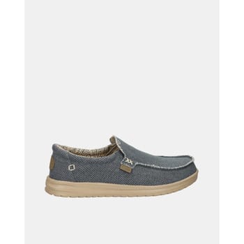 HEYDUDE Mikka Braided Sneakers blauw Canvas - Maat 41
