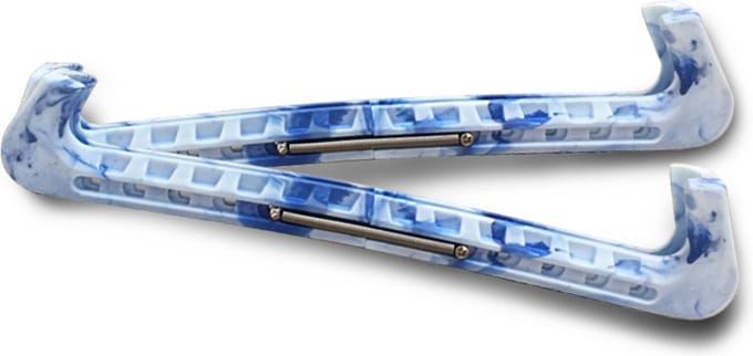 Nice Harde Schaats beschermer Noren,Hockey, Kunst (kleur- Marble Blue)