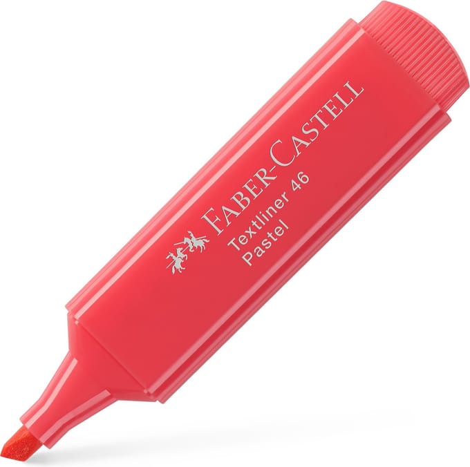 Faber-Castell tekstmarker 46 - pastel abrikoos - markeerstift - FC-154655