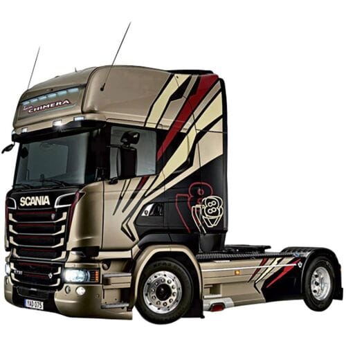 Italeri Modelbouwpakket Vrachtwagens - 3930 Scania R730 Streamline -Team Chimera- Plastic - 1:24 - Modelbouw