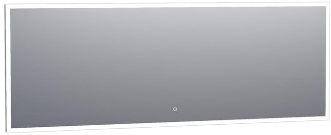 Brauer Jade Spiegel - Rechthoekig - 200 cm - met Directe LED-Verlichting - Dimbaar - met Touchbediening
