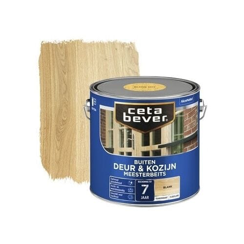 Cetabever - Meesterbeits Deur & Kozijn Transparant Zijdeglans - Blank - 750 Ml