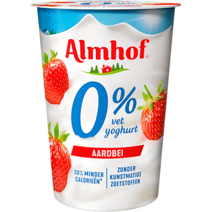 0% vet yoghurt Aardbei