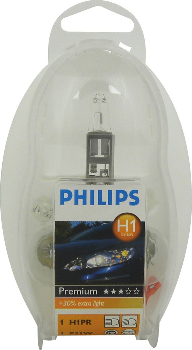 Philips Reservelampenset Easykit H1 55472ekkm 12v 6-delig