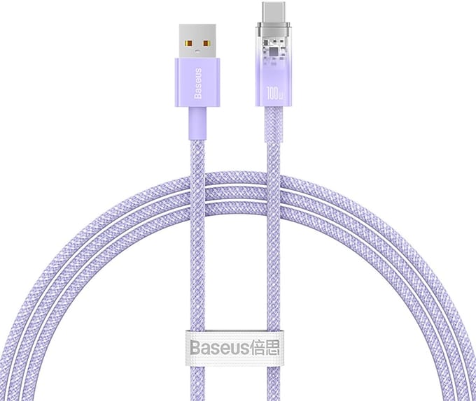 Baseus Quick Charge USB-C Flash QC 3.0 Huawei SCP Samsung AFC 5A 1m (green)