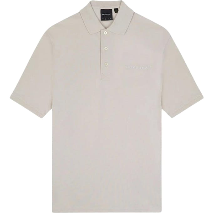 Lyle & Scott effen geborduurd logo Cove poloshirt