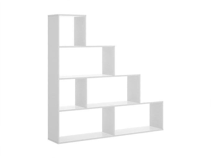 Vente-unique Kast RAJA - 6 niveaus - Kleur: wit
