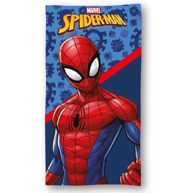 Spiderman strandlaken Legendary Hero sneldrogend 70 x 140 cm - polyester
