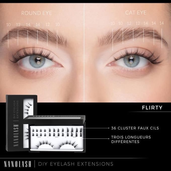 Nanolash DIY Eyelash Extensions Flirty 56 g