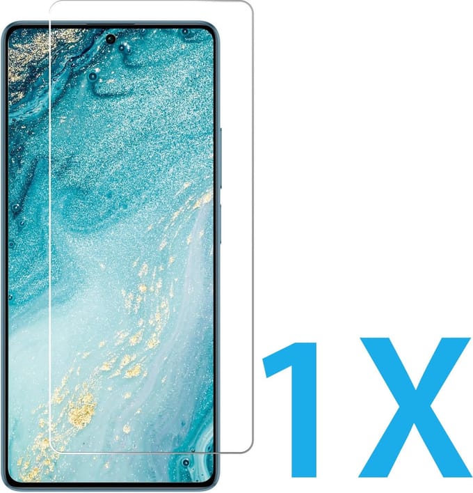 Glasplaatje Geschikt voor: Xiaomi Redmi Note 13 Pro 5G - 1x Screenprotector - screen protector - glas - bescherm - beschermglas