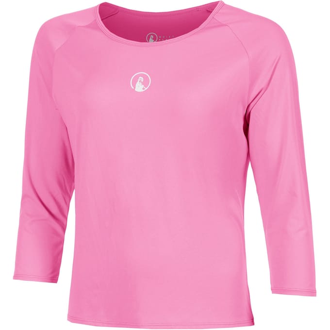 Quiet Please Crush Mixed Longsleeve Dames-pink, wit
