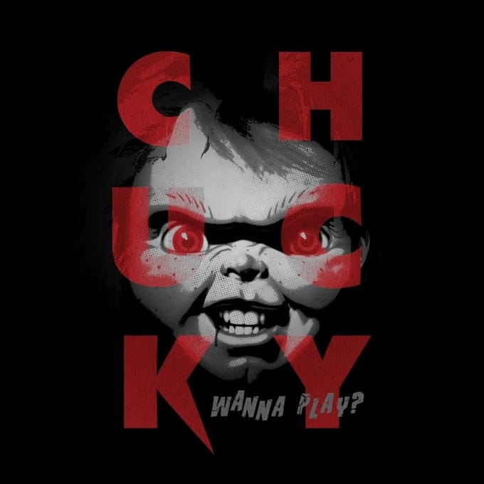 Chucky Play Time T-shirt - Zwart - M